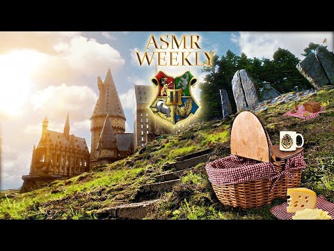 Hogwarts Outdoors Picnic [ASMR] ⚡ Harry Potter inspired Ambience ⋄ Sunny Windy Day