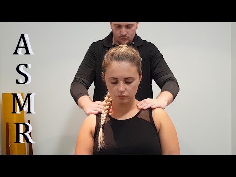 [ASMR] Stunning Seated  Neck & Shoulder Massage [No talking] [No Music]