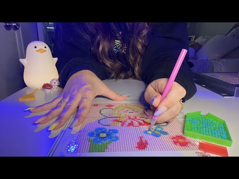 ASMR| Bedazzle a Fairy with me 🧚🏻‍♀️ (Sticky Sounds, Tapping)