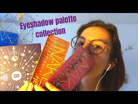 ASMR | Showing You my Eyeshadow Palette Collection 💫