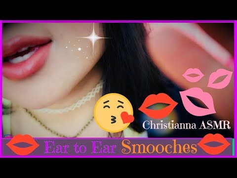 ASMR Mouth and Kiss Sounds Ear to Ear (Request)