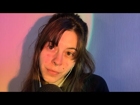 ASMR fairy reiki healing slow hand movements and close up sensitive whispers