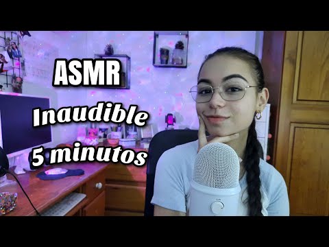 ASMR INAUDIBLE EN 5 MINUTOS!😴 | ASMR en español | ASMR para dormir | Pandasmr