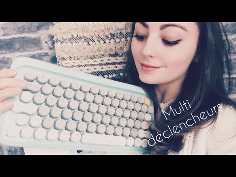 ASMR FRANCAIS ♡ Multi Déclencheurs /Clavier / Tapping / Scratching  ♡