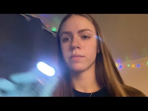 ASMR Face Exam (typing, flashlight, personal attention, roleplay)