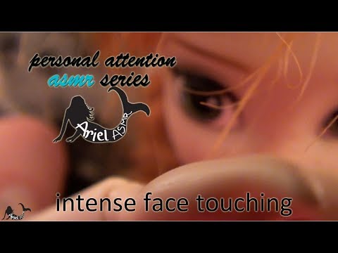 Intense face touch/camera touch w/doll. Pers attention asmr no.4