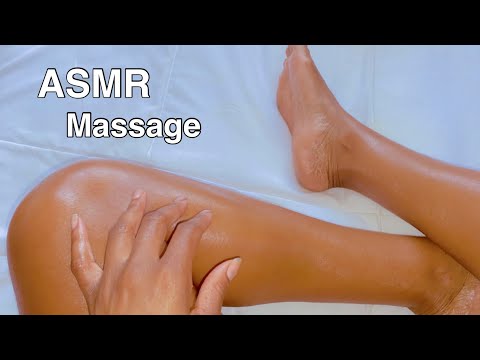 ASMR | Foot Legs & Thigh Massage For 2 Min No Talking*