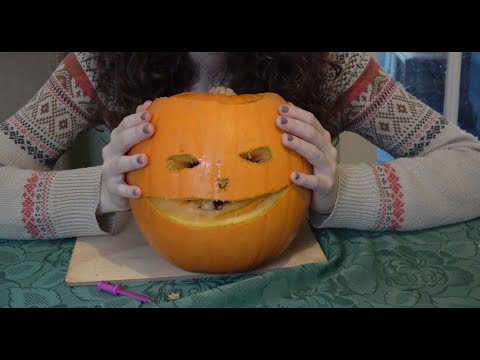 ASMR | Intense Pumpkin Carving