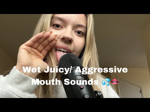 ASMR| Fast & Aggressive Mouth Sounds| No Talking