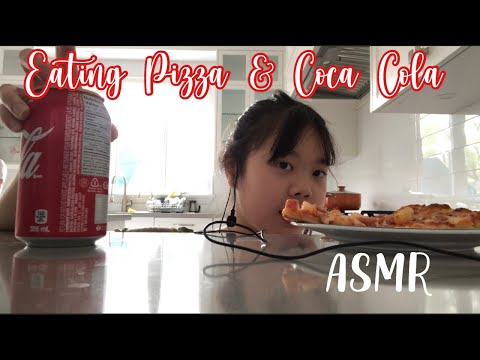 Eating Pizza and Coca Cola! MiuLe ASMR