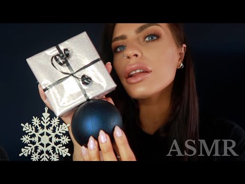 ASMR - Christmas Tingles 🎅🏽🎄 (tapping/stroking presents, baubles & decorations)
