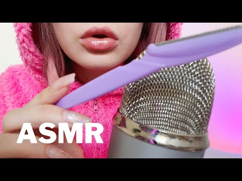 Relaxing ASMR Doing Your Eyebrows & Chewing Sticky Marshmallows