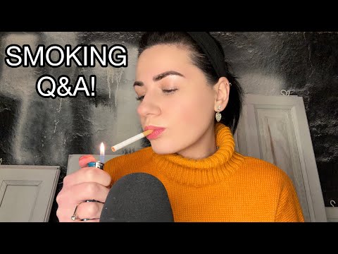 ASMR | Answering Your Smoking Questions (Normal Voice)