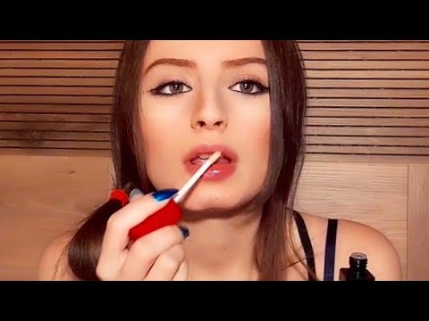 ASMR 20 Layers of Lip Plumper | Intense Mouth Sounds & Hand movements