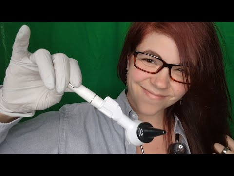 Ear Upgrade Pt. 1- ASMR Roleplay Ear Cleaning and Exam - Evaluating Ears for Nano Tech (Fixed Audio)