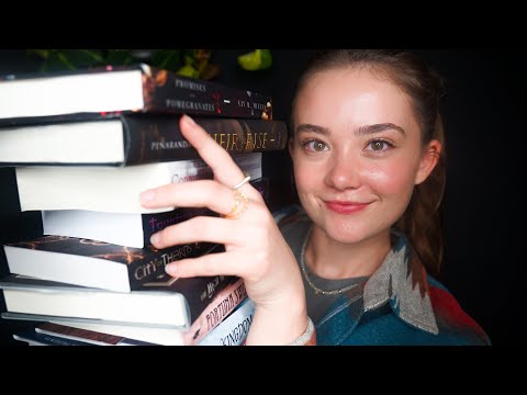 ASMR Reading To You 📚 Book Tapping, Page Turning, Huge Haul!