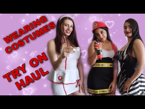 ROLEPLAY COSTUMES TRY ON HAUL | NURSE | FIREFIGHTER | PRISONER | LUCIENDO DISFRACES