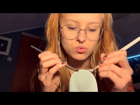 ASMR Fast Mic Triggers🎙️ (Mic Brushing, Mouth Sound And Hand Sounds)⚡️