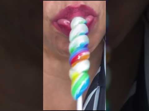 ASMR Lollipop eating