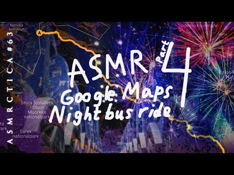 ASMR Google Maps Bus Ride Part 4 | Soft Spoken 1 Hour+