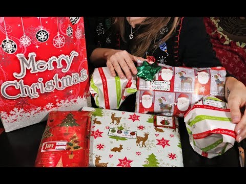 ASMR || Wrapping Christmas Gifts || CRINKLES FOR YOUR TINGLES