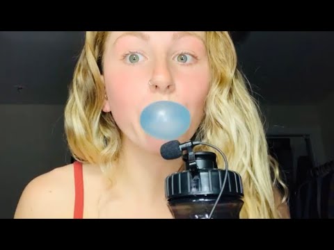 ASMR// BLOWIMG BUBBLES, GUM CHEWING, MOUTH SOUNDS🤘🏼