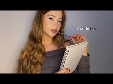 ASMR | girl in the back of class has a BIG crush on you pt 2 (role play)