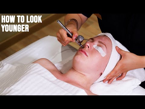 ASMR Skin Care Rejuvenation Treatment Massage With Unique Vacuum Technique