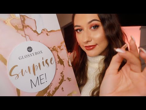 ASMR Glossybox Advent Calendar Unboxing 2021 😍 tapping & whispering