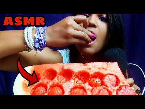 ASMR comendo melancia 🍉 congelada  ( eating watermelon) MASTIGAÇÃO