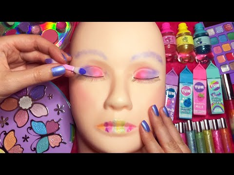 ASMR Claire’s Makeup on Mannequin (Whispered)