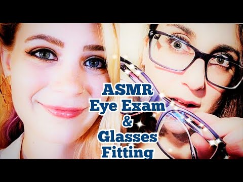 ASMR EYE DOCTOR EXAM & GLASSES FITTING ~ Up Close Examination (Ft. calliope whispers ASMR)