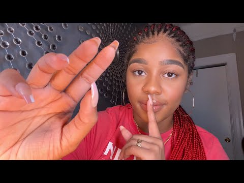 ASMR- "Shh, It's Okay" + Face Wiping & Mic Rubbing 😴💓 (MOUTH SOUNDS + HAND MOVEMENTS) ✨