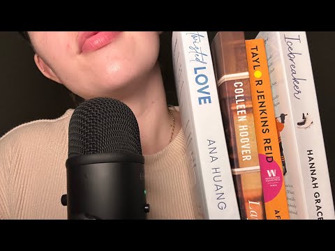 ASMR book review/ book wrap up || Whispering, book sounds, tapping