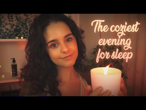 Preparing the COZIEST Autumn Night Sleep for you 🍂 ASMR