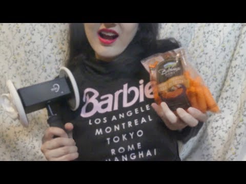 ASMR Eating Carrots (Eating Sounds) 3dio Binaural