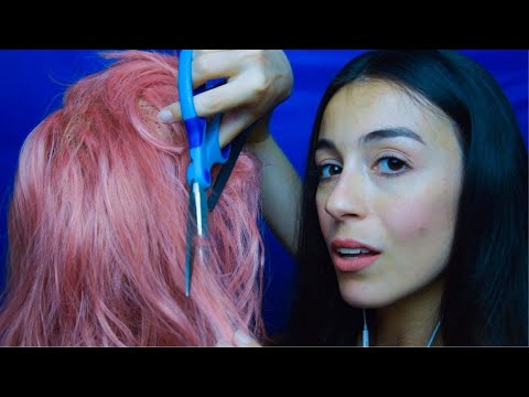 ✂ Relaxing Head Massage, Hair Brushing, Haircut  /Personal Attention ASMR ITA