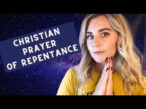Christian ASMR A Prayer of Repentance ✝️