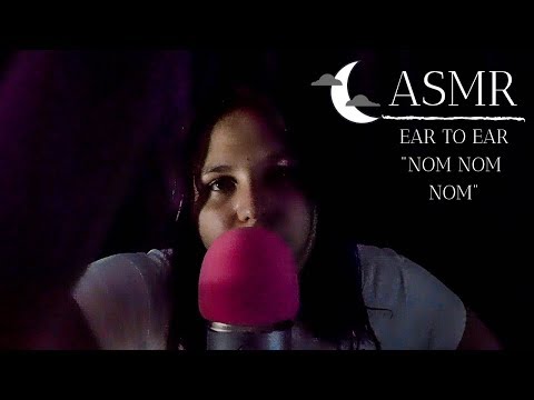 ASMR FRANÇAIS⎪EAR TO EAR "NOM NOM NOM" (+ Hand movements & mouth sounds)