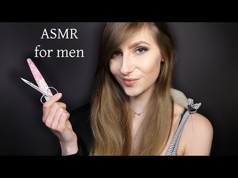 ASMR Men's Manicure [ROLEPLAY] (personal attention, asmr for men)