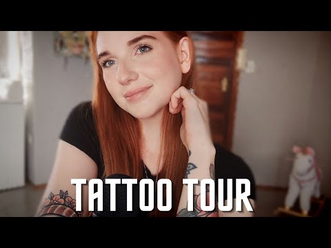 ASMR | Tattoo Tour & Tracing (Requested). ❤️