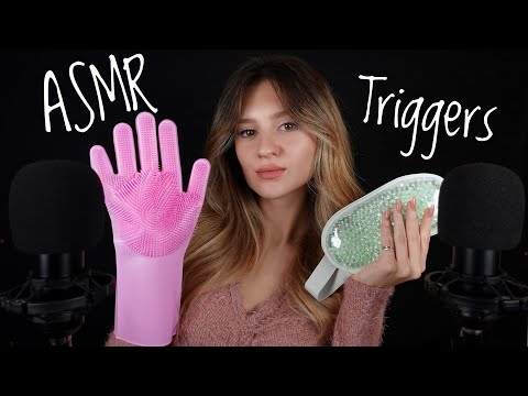 ASMR 3 TRIGGERS PER TE 💤 Tapping, Scratching & Inaudible Whispering 😍