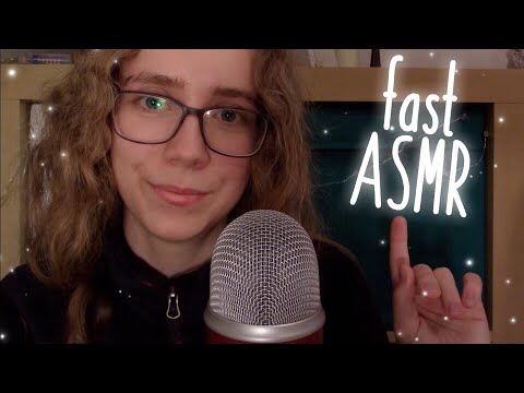 ASMR || Fast energy plucking, hand movements and whispers 🌺🦔