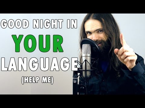 Teach Me How to Say "Good Night" in YOUR Language [PierreG ASMR]