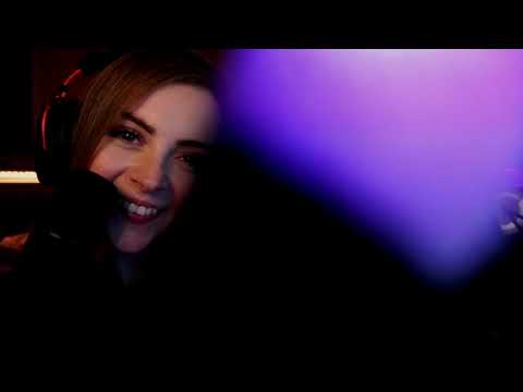 [ASMR] Relax w Me ♥ Light Gloves Inaudible Whispers & Mouth Sounds (echo) ~