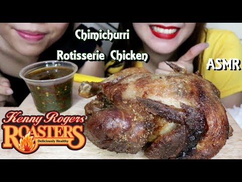 ASMR Rotisserie Chicken Chimichurri Eating Sounds No Talking