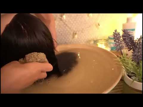 Asmr lavando seu cabelo scalp massage Asmr Caseiro