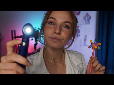 ASMR Eye Exam with Calming Presence | Skin Sensitivity testing | Personal Attention, Light triggers