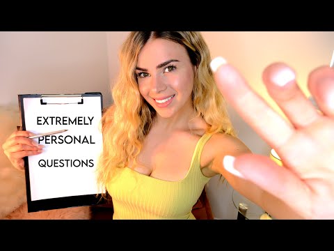 ASMR ASKING YOU EXTREMELY PERSONAL QUESTIONS 👀