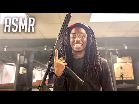 ASMR ** INSANE REAL GUN SHOT SOUNDS ** For SLEEP And For SLEEP And Relaxation Whispers , Tapping Etc